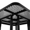 Flash Furniture Square Picnic Table, Black, Metal, 79.75 in L SLF-EMS46-H60L-BK-GG - alternate 10